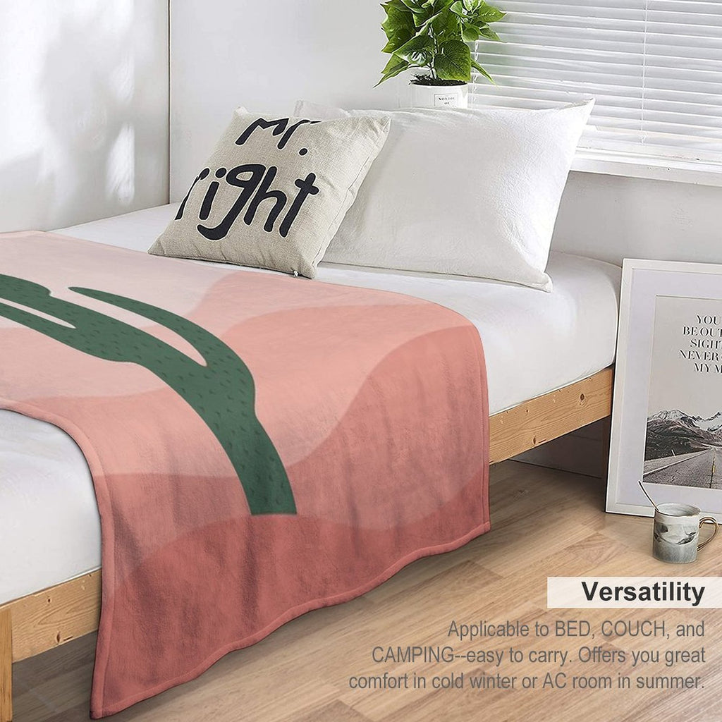 Cat Landscape 84 Cat-tus Durable Throw Blanket