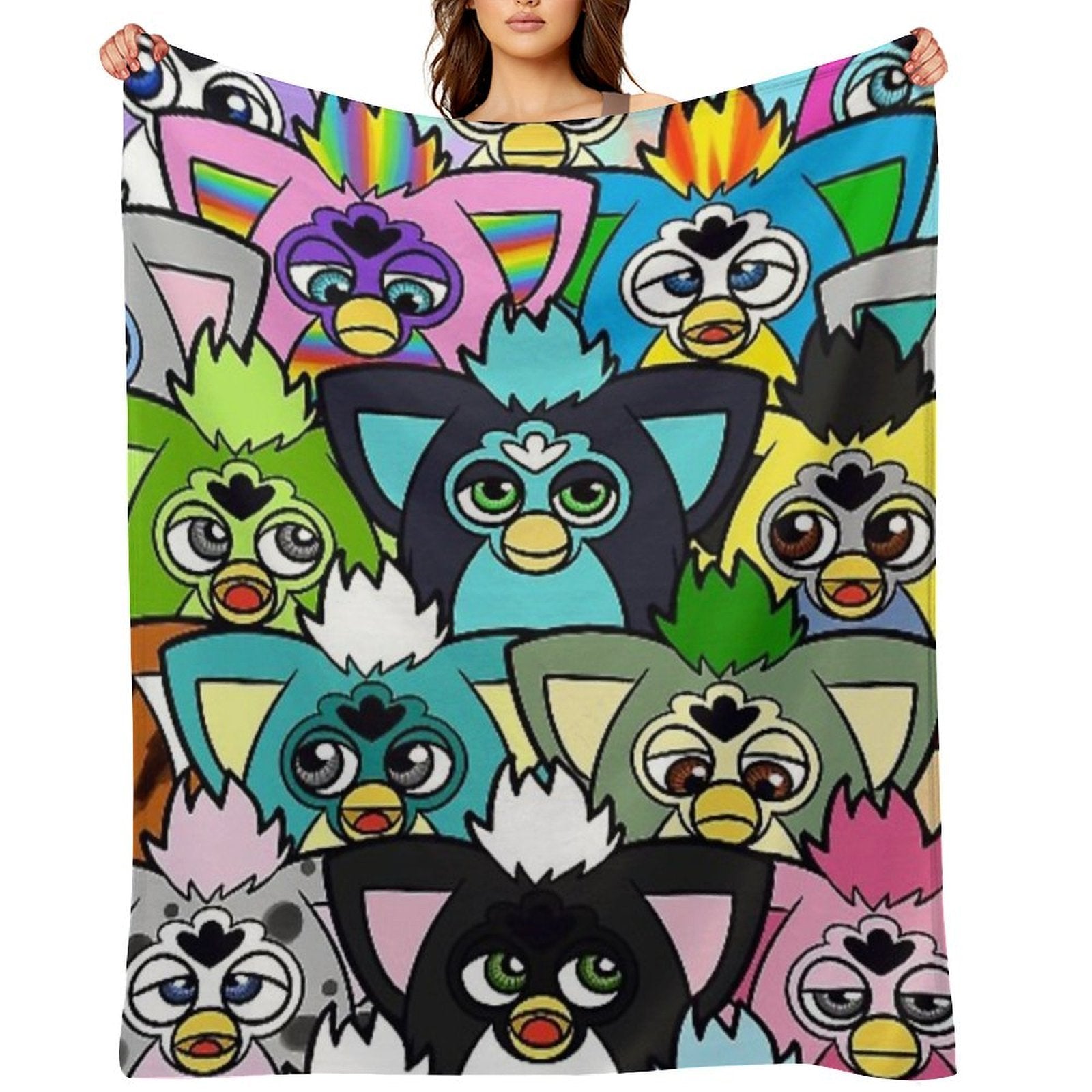 Group Furbys Eco-conscious Throw Blanket
