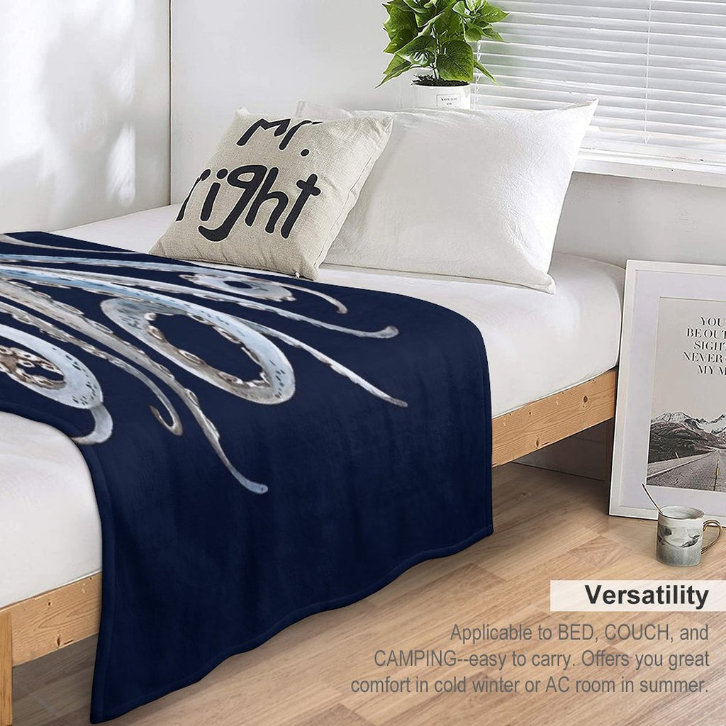 Octopus Tentaces 2 Easy Care Throw Blanket