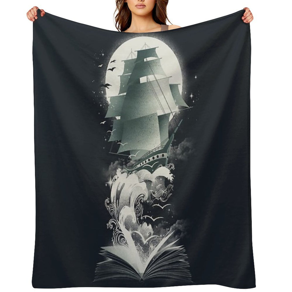 Book of Adventures Durable Throw Blanket