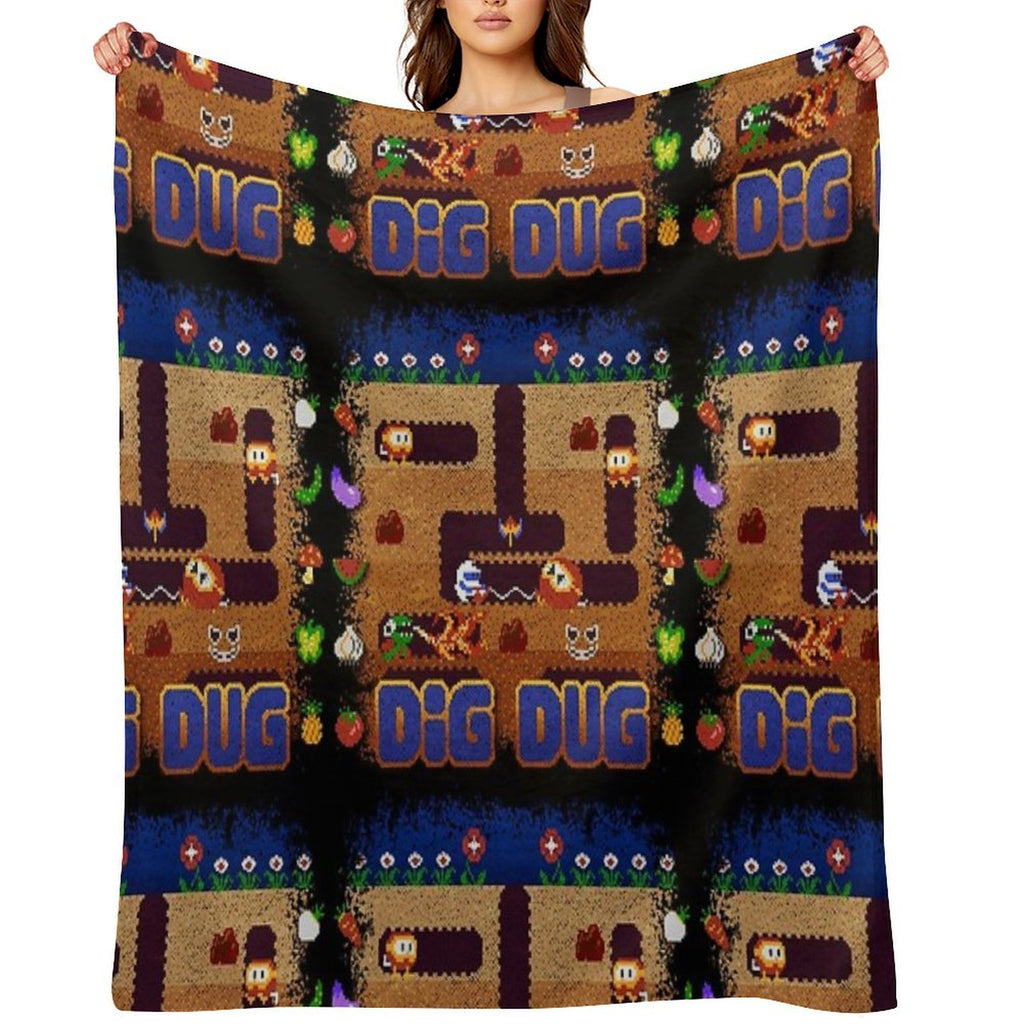 Dug Dig Comfort Throw Blanket