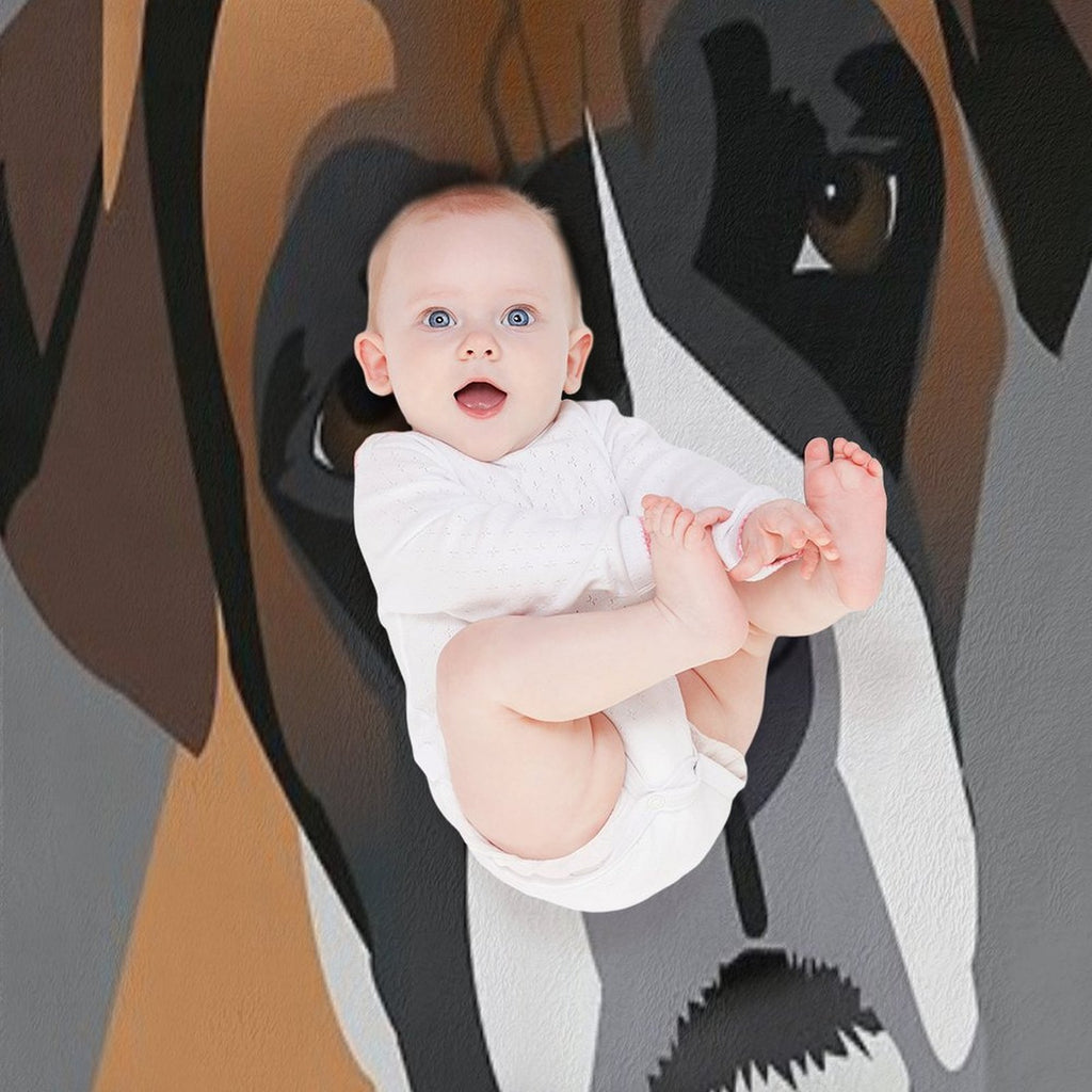 Boxer Gift-ready Throw Blanket