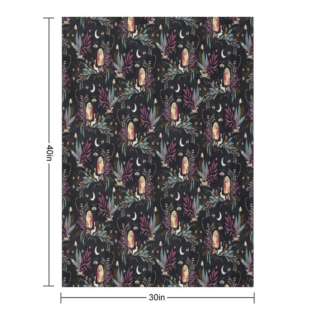 In The Night Garden Eco-conscious Throw Blanket