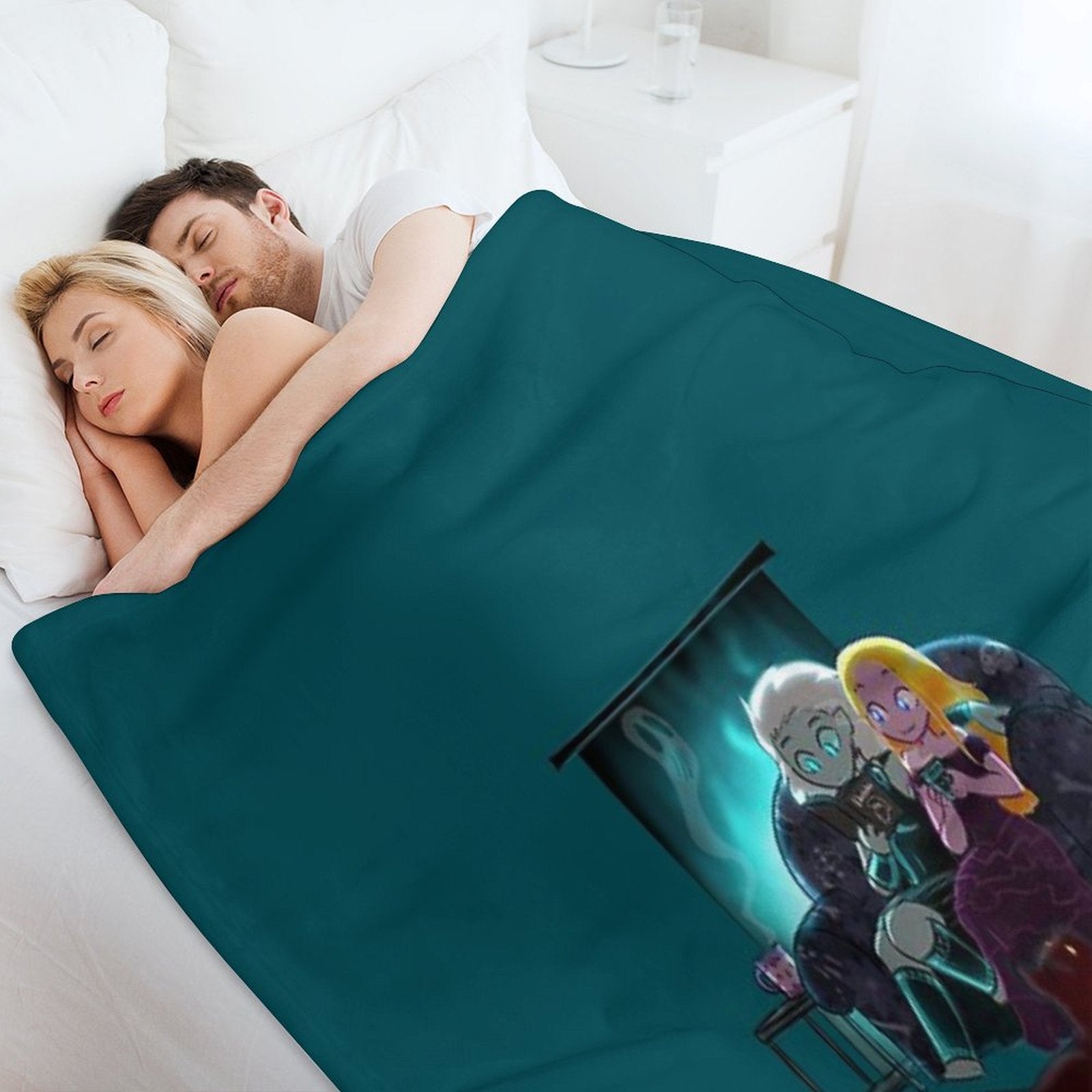 Cozy Winter Night Wrinkle-free Throw Blanket