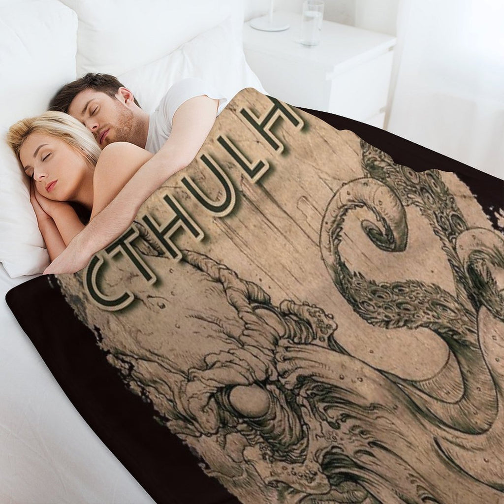 Cthulhu The Ancient Quick-dry Throw Blanket