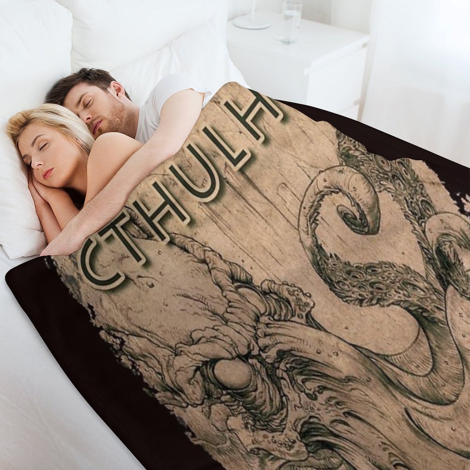 Cthulhu The Ancient Quick-dry Throw Blanket