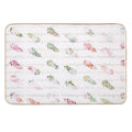 Romantic Background with Flowers  Pet-Safe Bath Mat