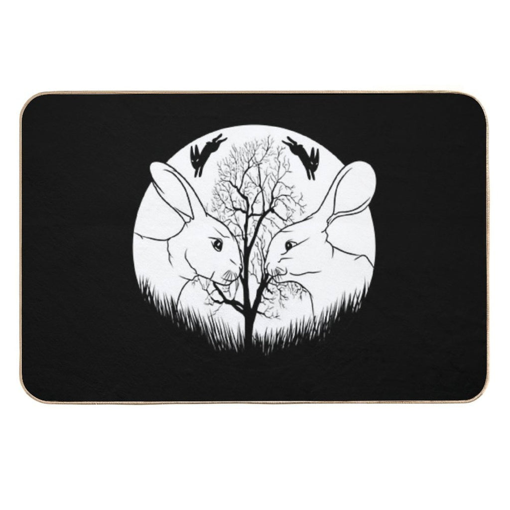 Watership Down Rabbits  Toxin-Free Bath Mat