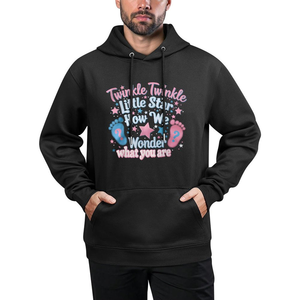 Twinkle Twinkle Little Star Gender Reveal Baby Shower Layering Staple Hoodie