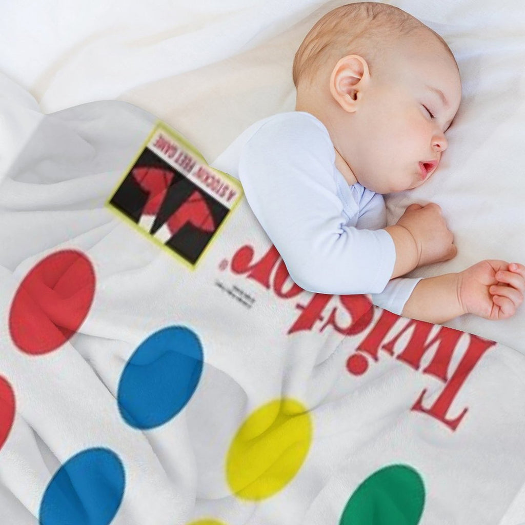 The Twister Game Blanket Eco-conscious Throw Blanket