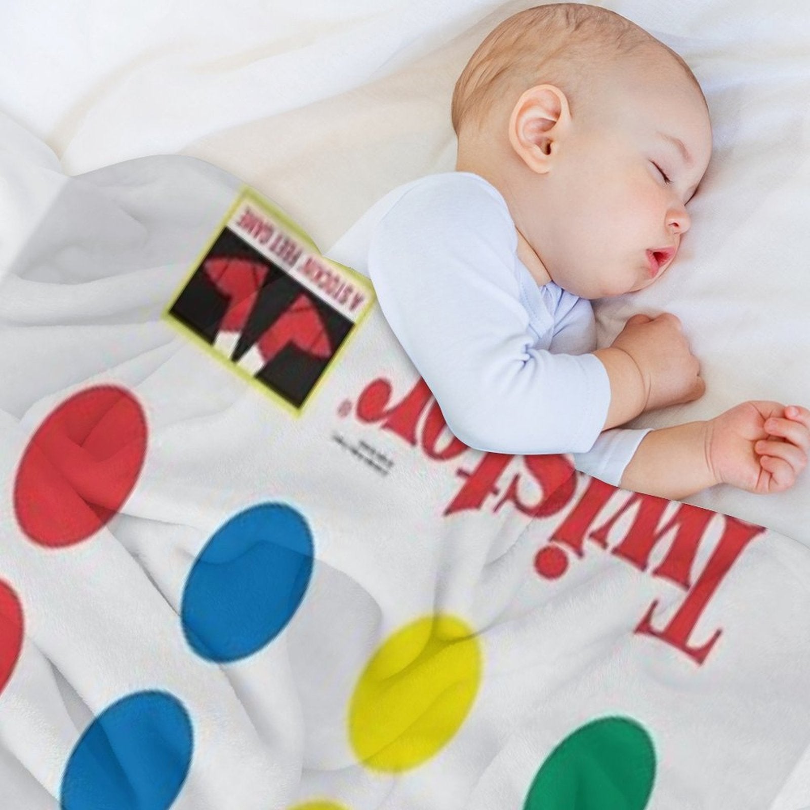 The Twister Game Blanket Eco-conscious Throw Blanket