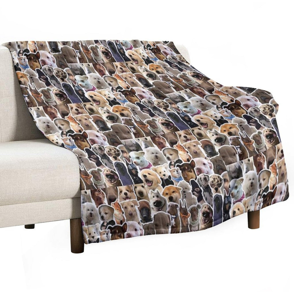 Sticker Stack 15 Easy Care Throw Blanket