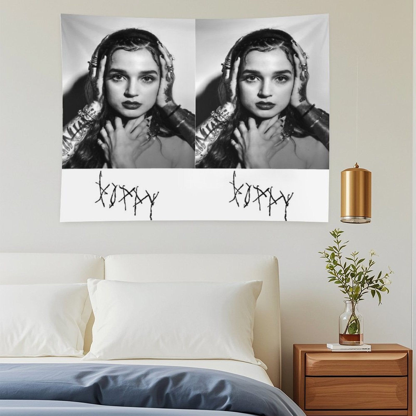 Hear Poppy Tapestry