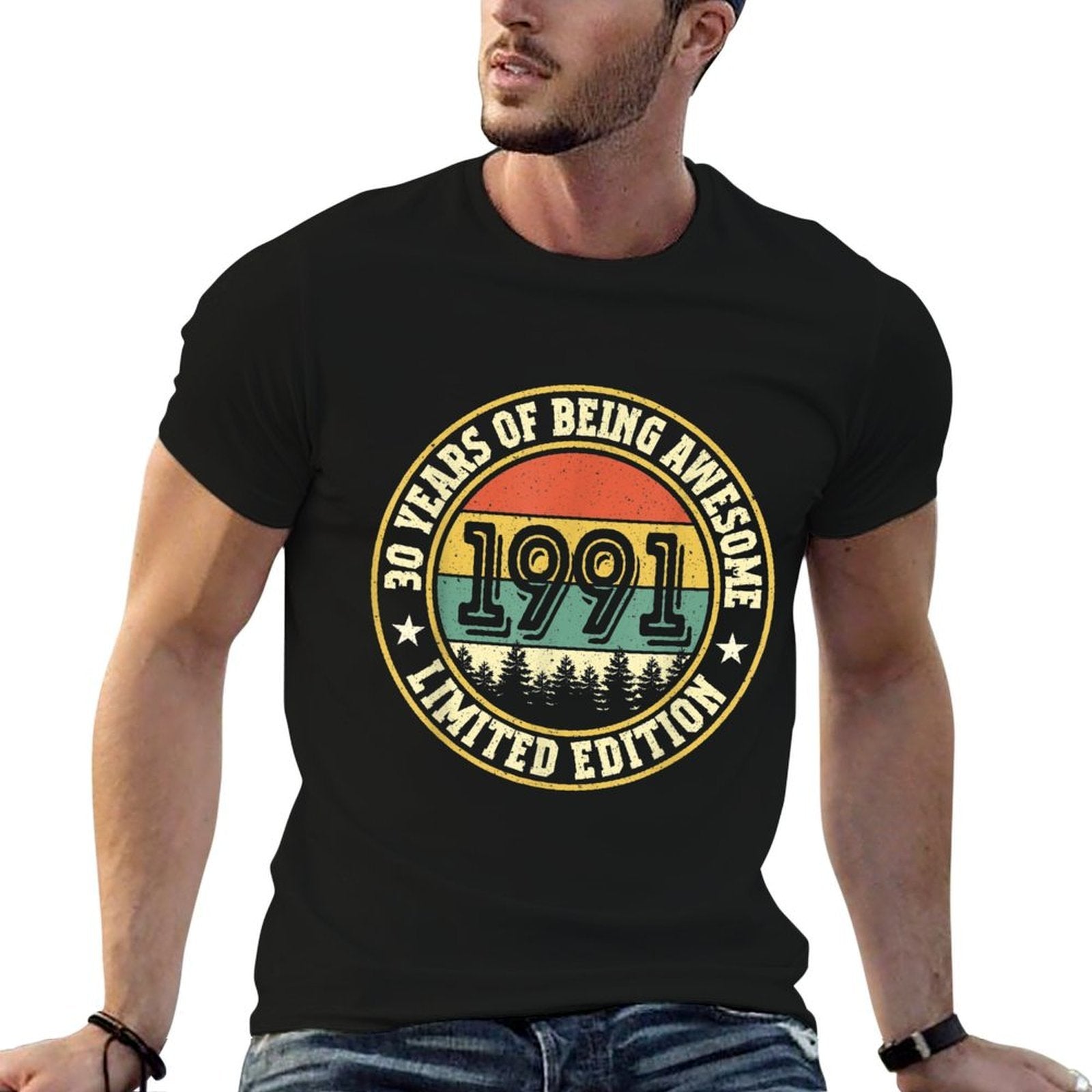 Thirty Years of Being Awesome 30 Years Old 30th Birthday  Relaxed-fit T-Shirt