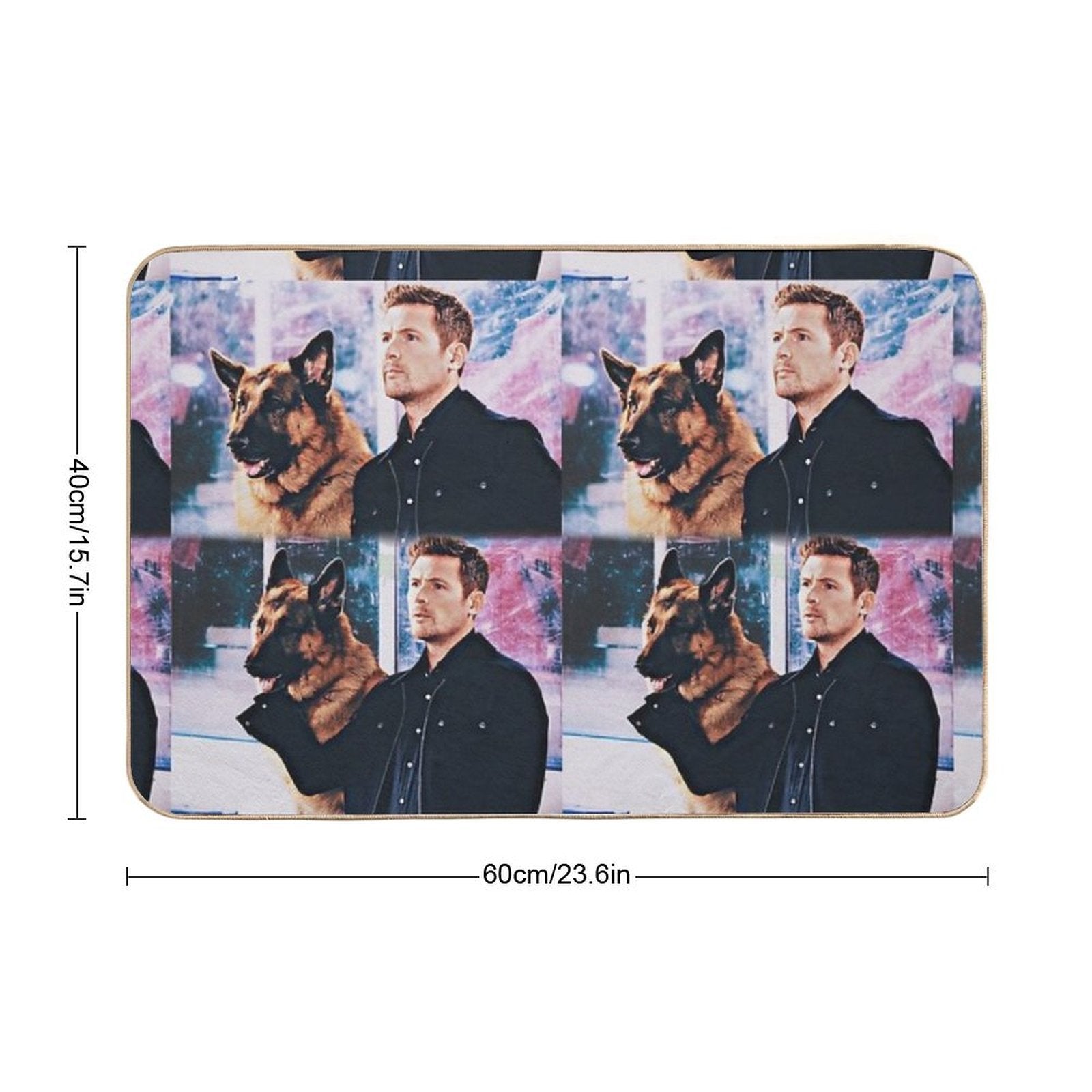 Hudson And Rex  Slip-Resistant Bath Mat