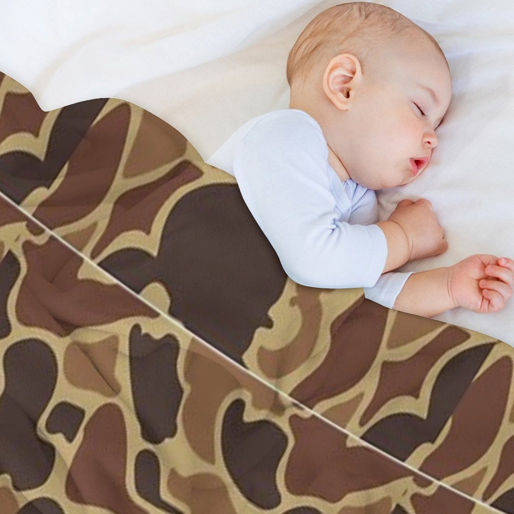Duck Camo Comfort Throw Blanket