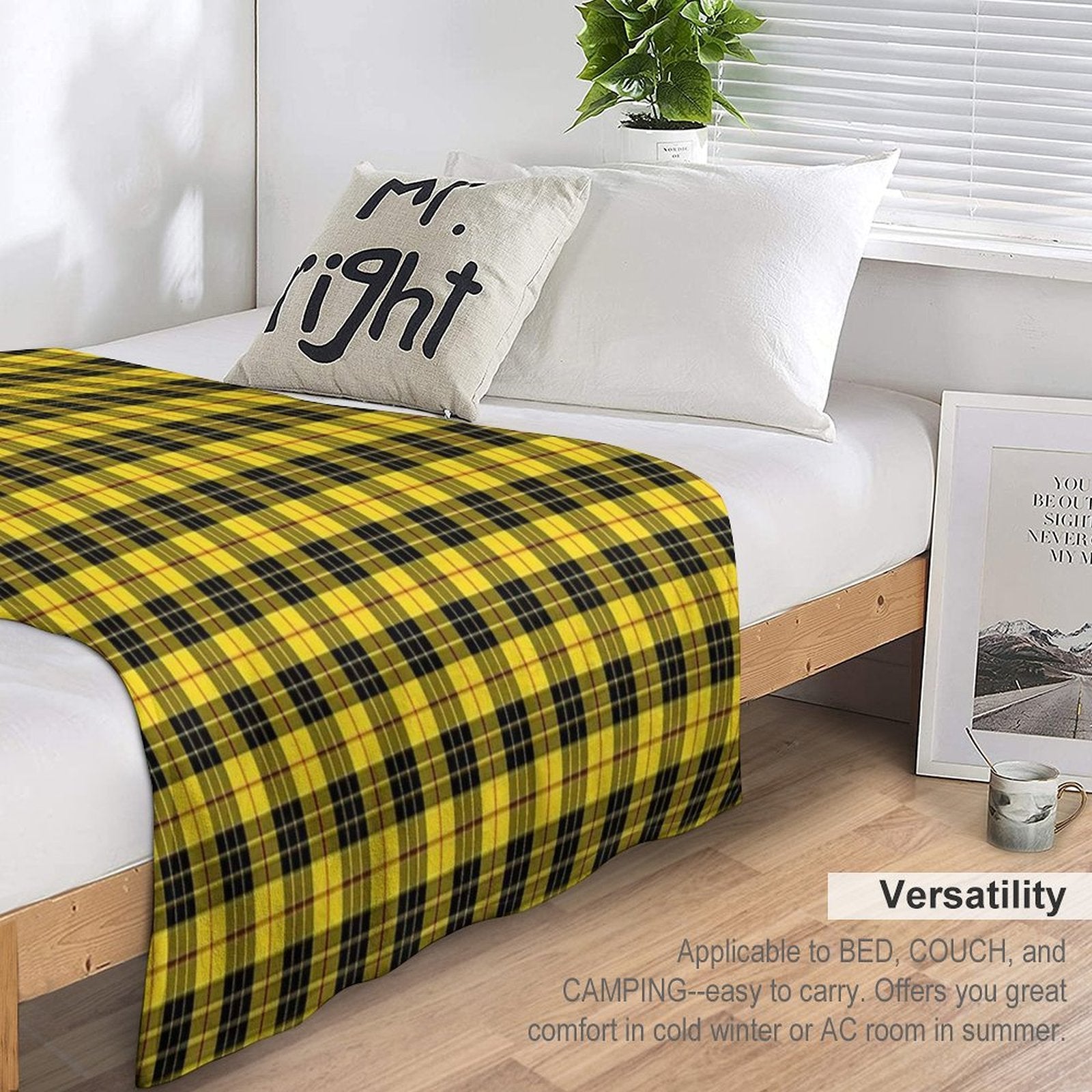 Clan MacLeod Tartan Eco-conscious Throw Blanket