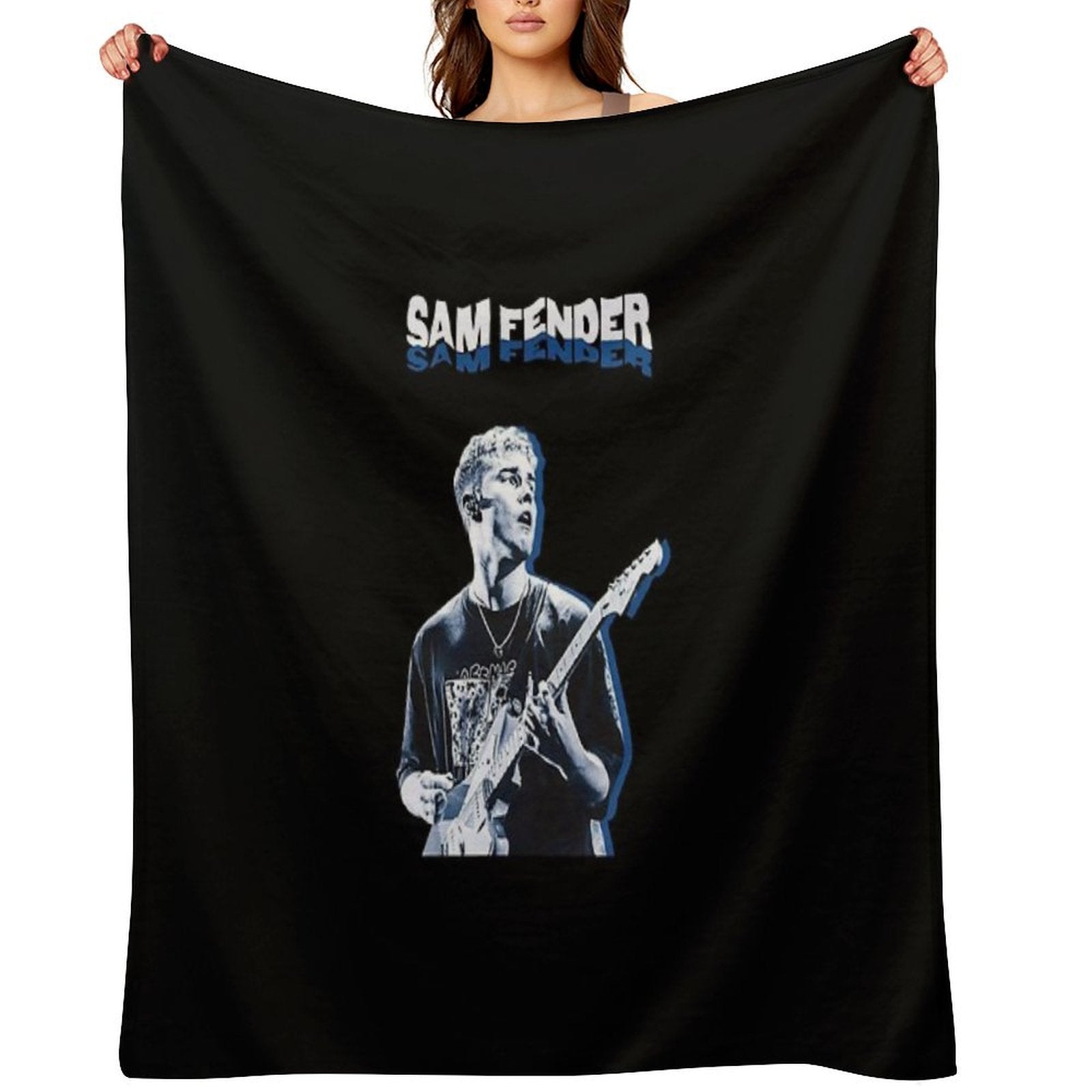 Sam Fender Wrinkle-free Throw Blanket