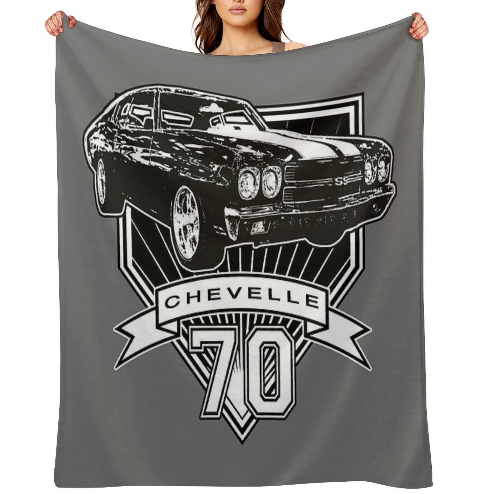 70 Chevelle Premium Throw Blanket