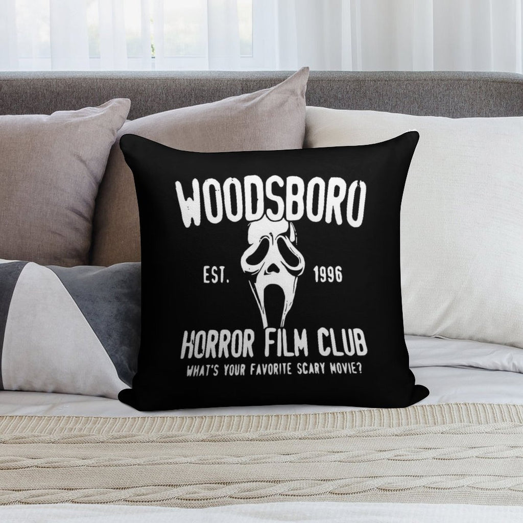 Scream Woodsboro Film Club Horror Soft Anti-Pilling Throw Pillow