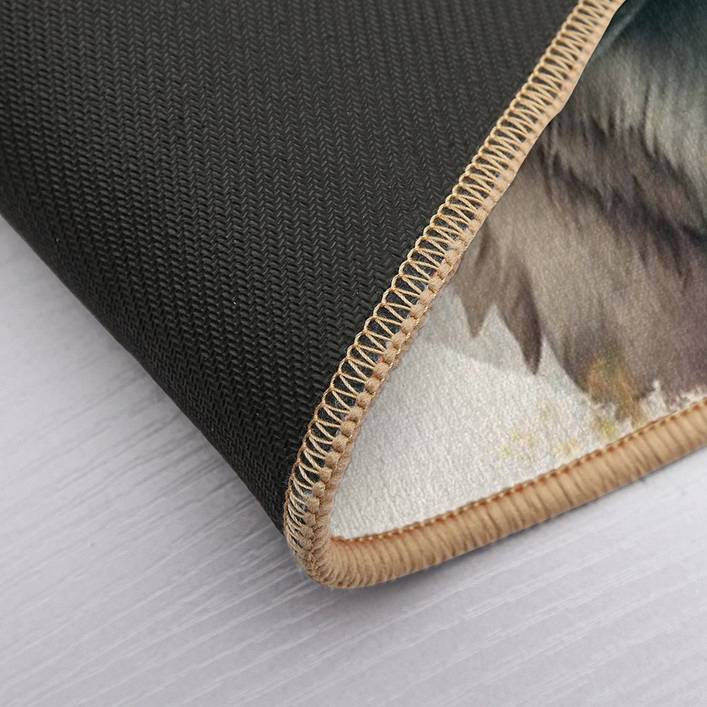 Shadowed Wolf's Stealth  Long-Lasting Bath Mat