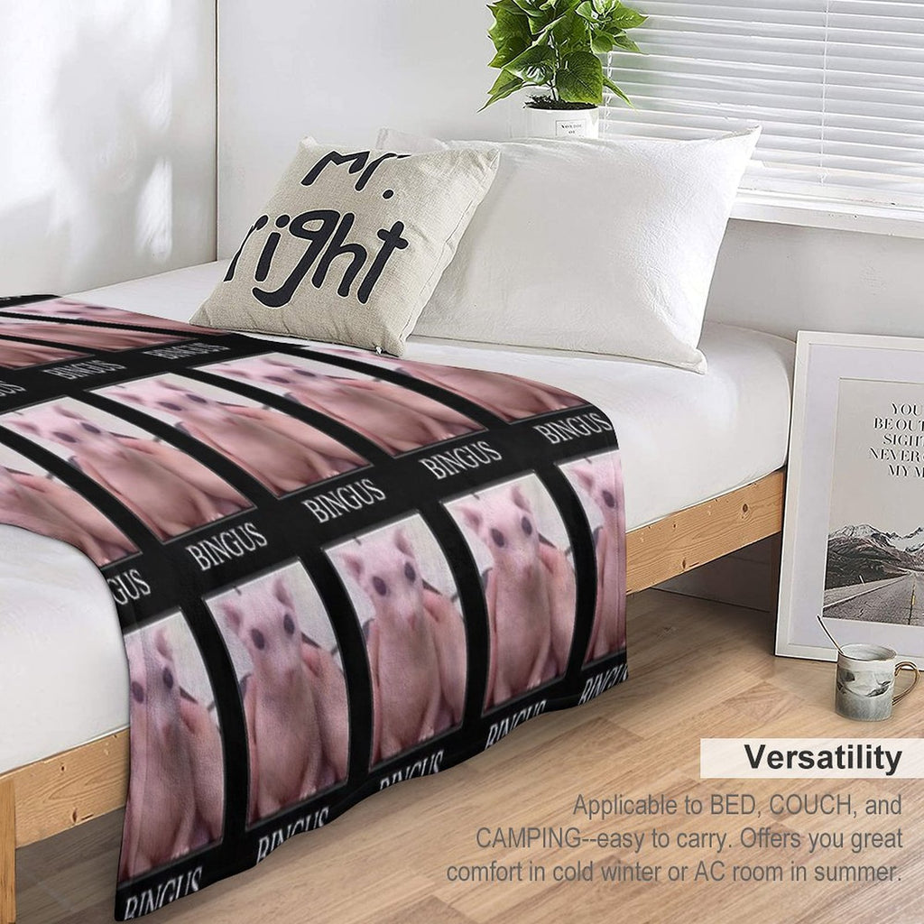 BINGUS Velvety-soft Throw Blanket
