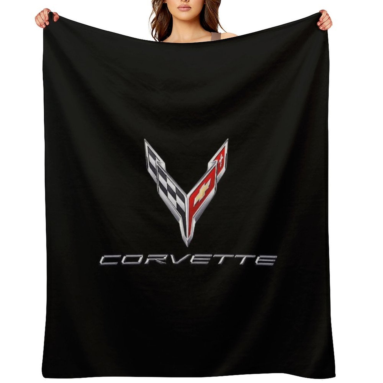 Best of Corvette Hi Logo Machine-washable Throw Blanket