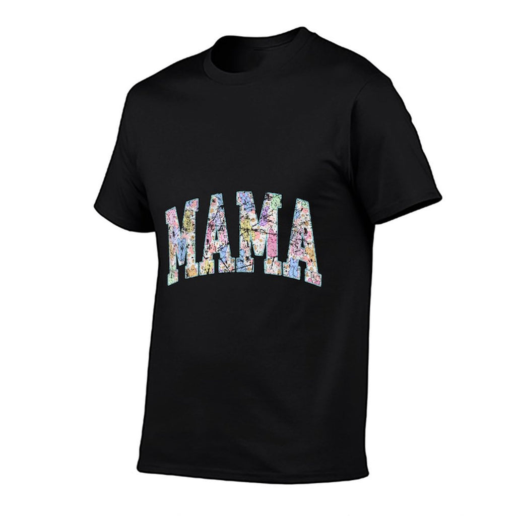Mama Cute Vintage Easter Pattern  Wrinkle-resistant T-Shirt