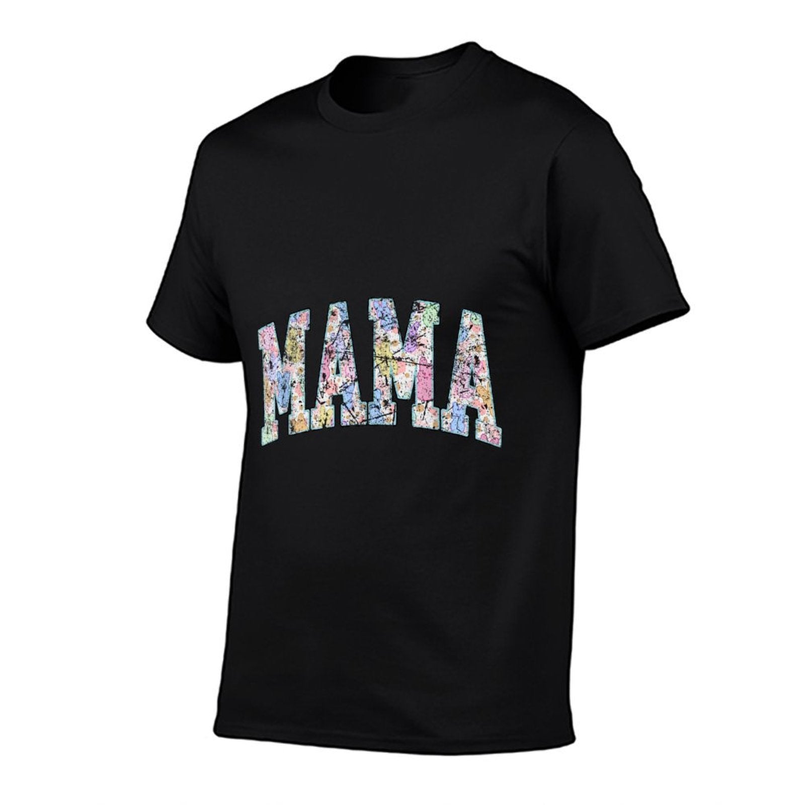 Mama Cute Vintage Easter Pattern  Wrinkle-resistant T-Shirt