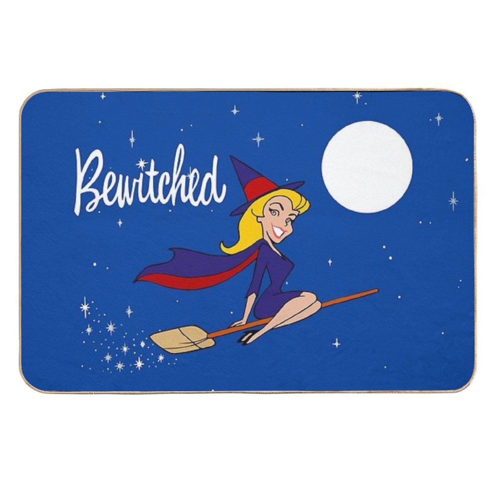 Bewitched 60s Retro  Toxin-Free Bath Mat