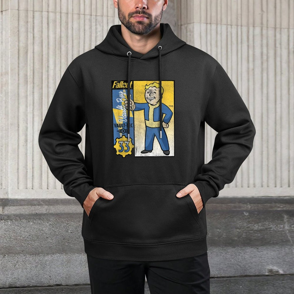Fallout TV Series Vault-Tec Trading Card Moisture-Wicking Hoodie