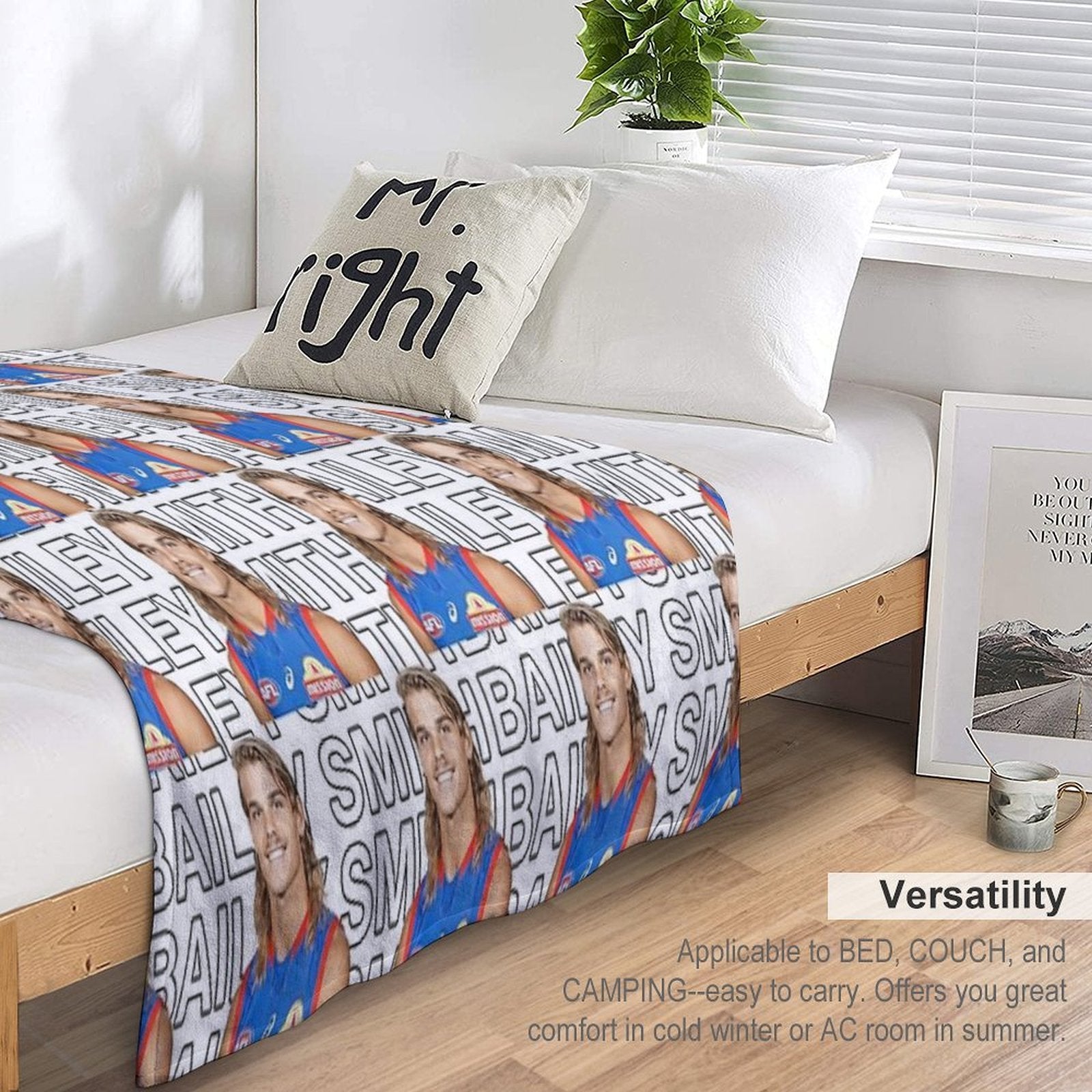 Bailey Smith Easy Care Throw Blanket