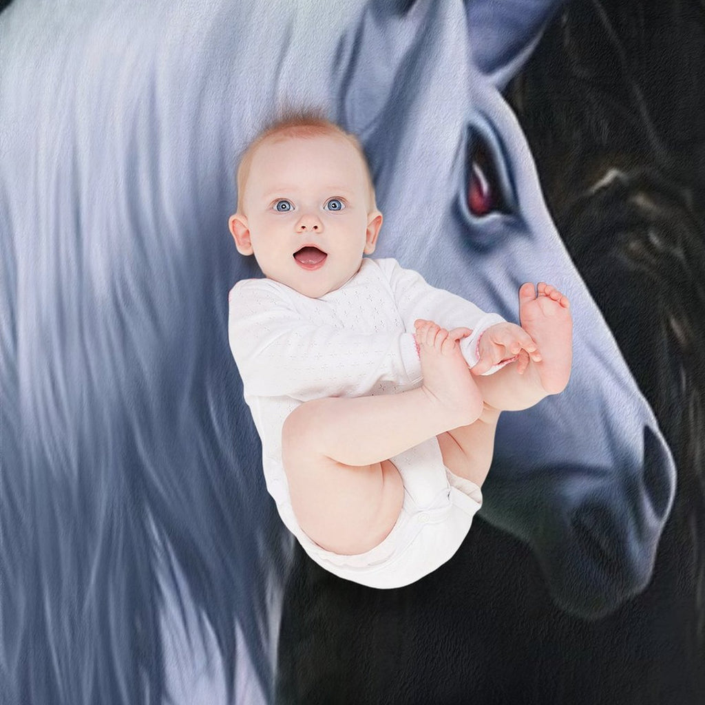 Angry Unicorns - B99 Easy Care Throw Blanket