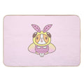 Guinea Pig in Rosy Maple Moth Costume  Long-Lasting Bath Mat