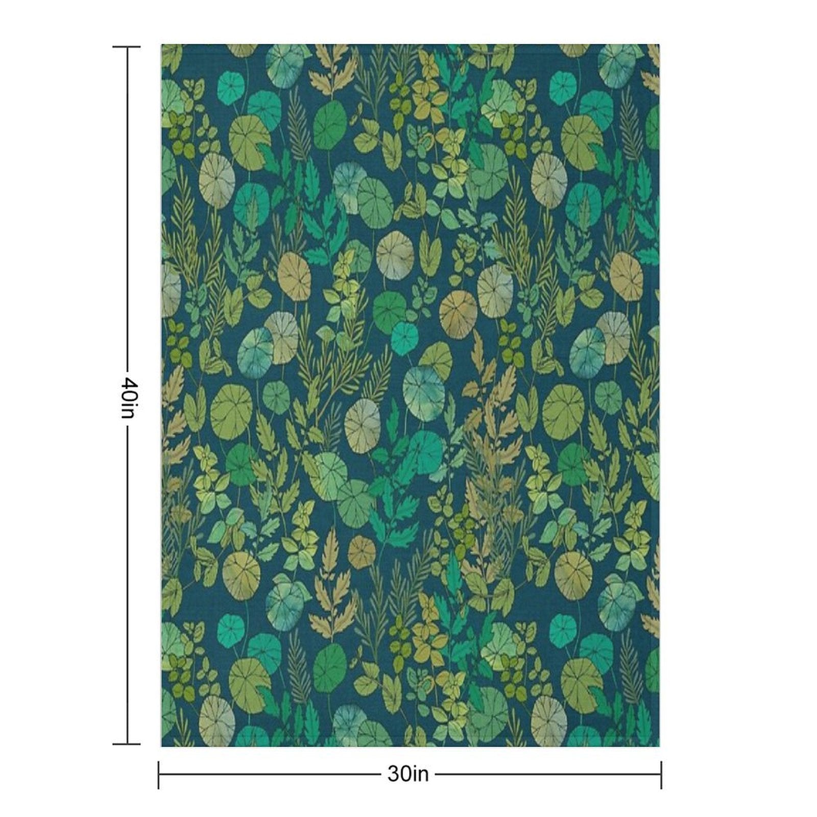 Growing A Garden Green Nature Lightweight Throw Blanket