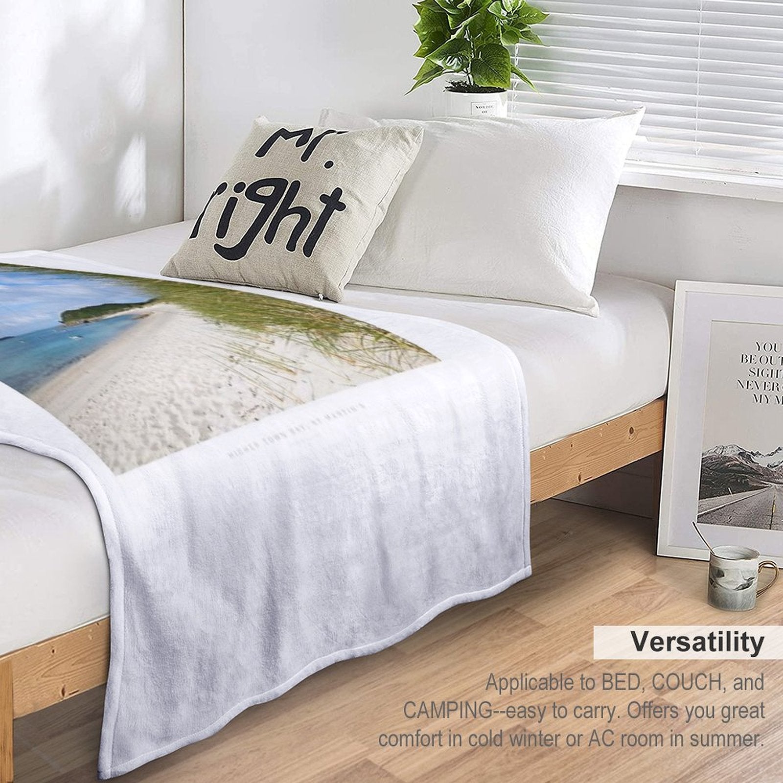 St Martin's Travel-friendly Throw Blanket