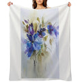 Beauty in Blue Eco-conscious Throw Blanket