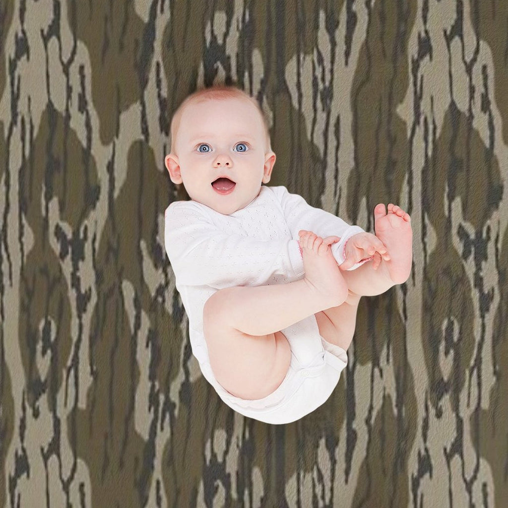 Everything Bottom Lands Camo Durable Throw Blanket