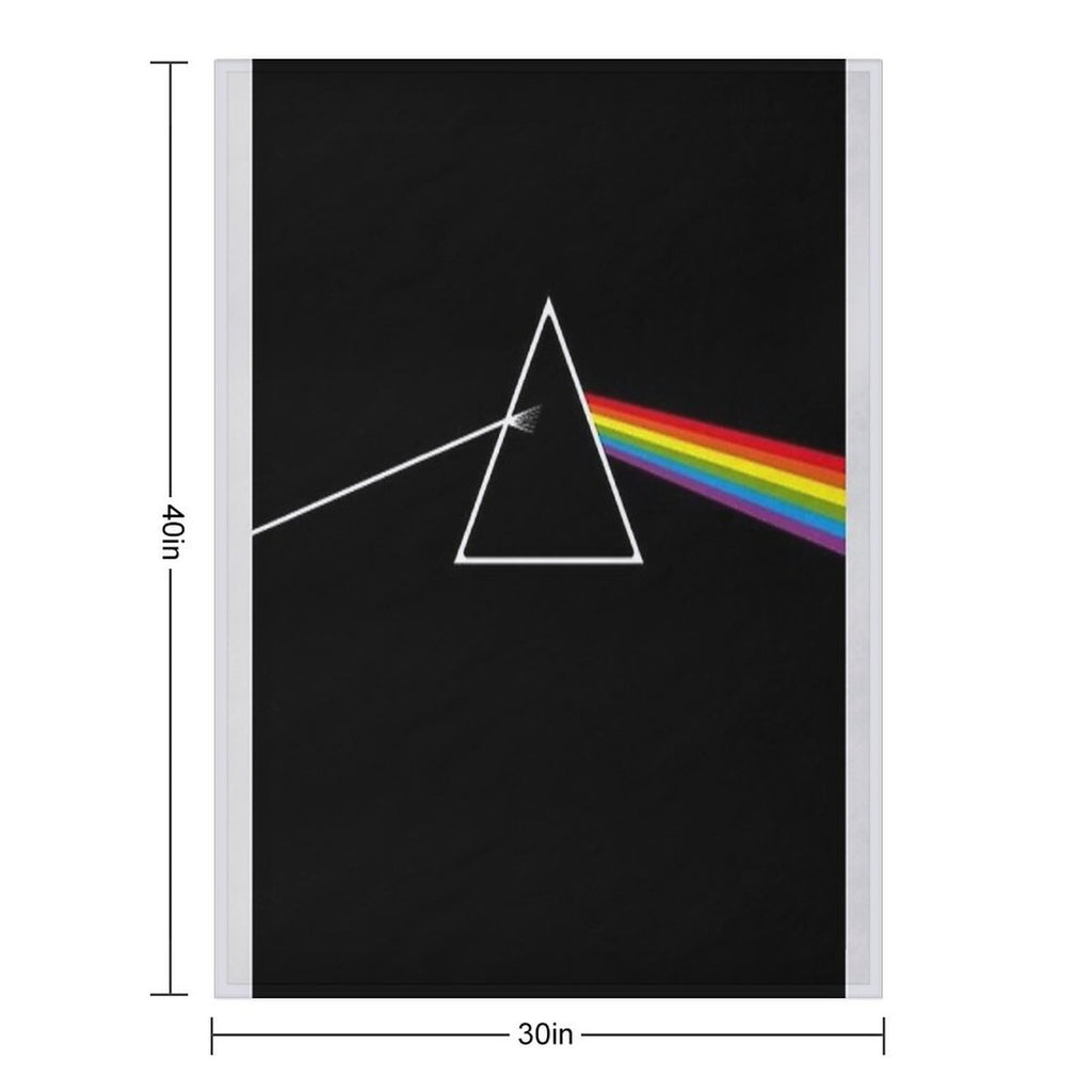 The Dark Side Of The Moon - PiinkFloyd List Album Songs  002 Gift-ready Throw Blanket