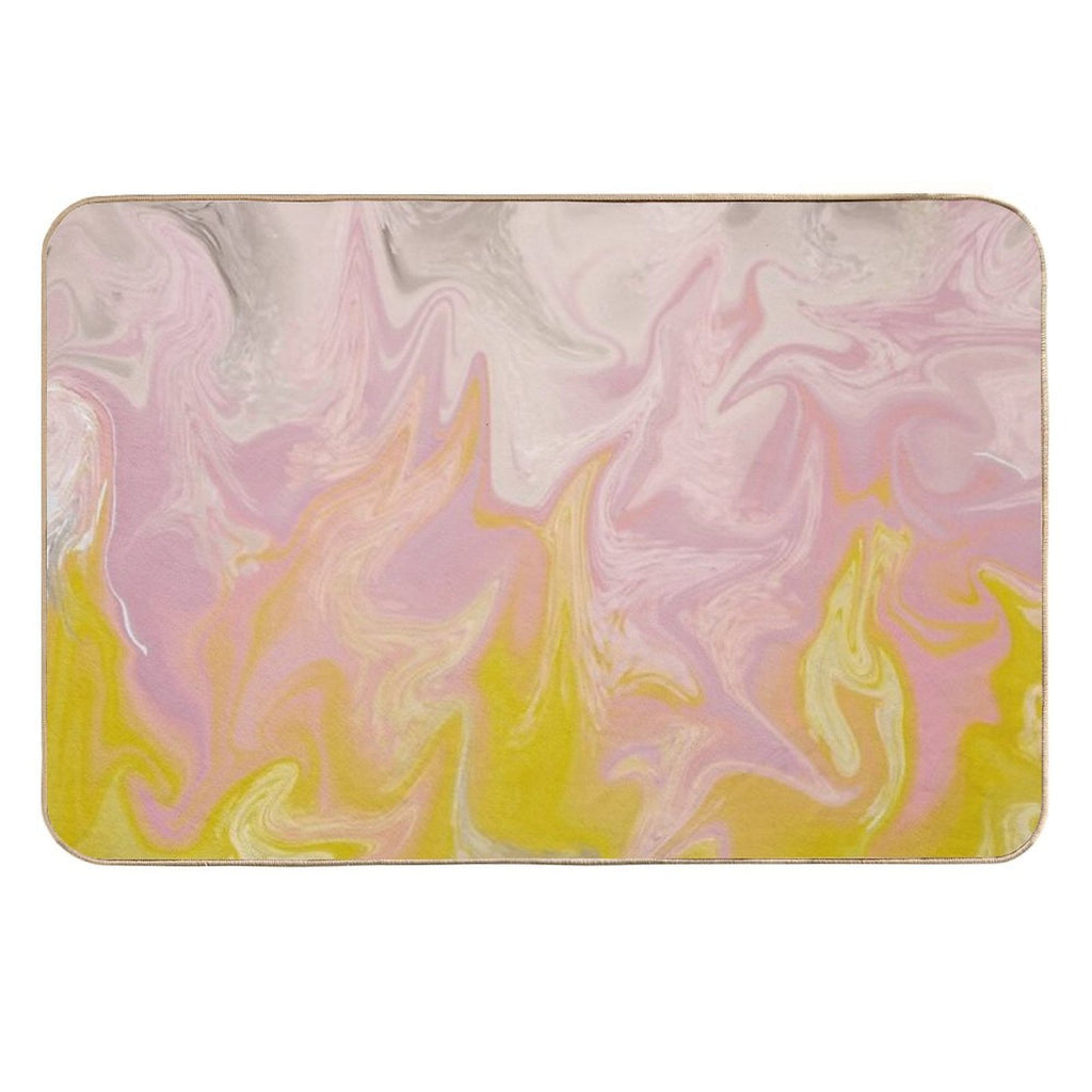 Pastel Fire  Toxin-Free Bath Mat