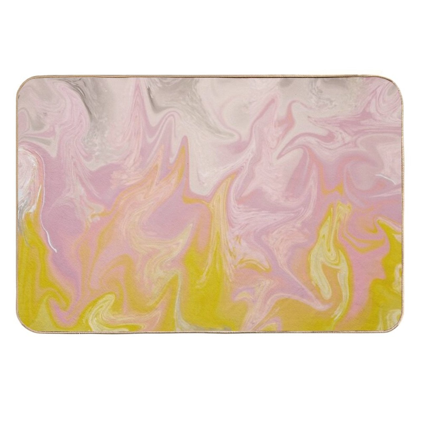 Pastel Fire  Toxin-Free Bath Mat