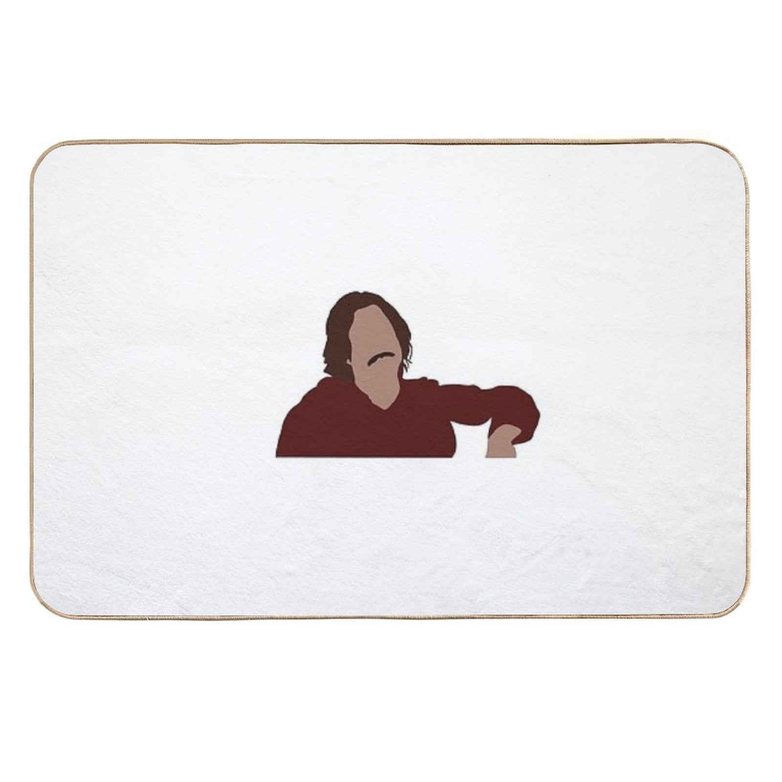 College Nick from New Girl  Stain-Proof Bath Mat