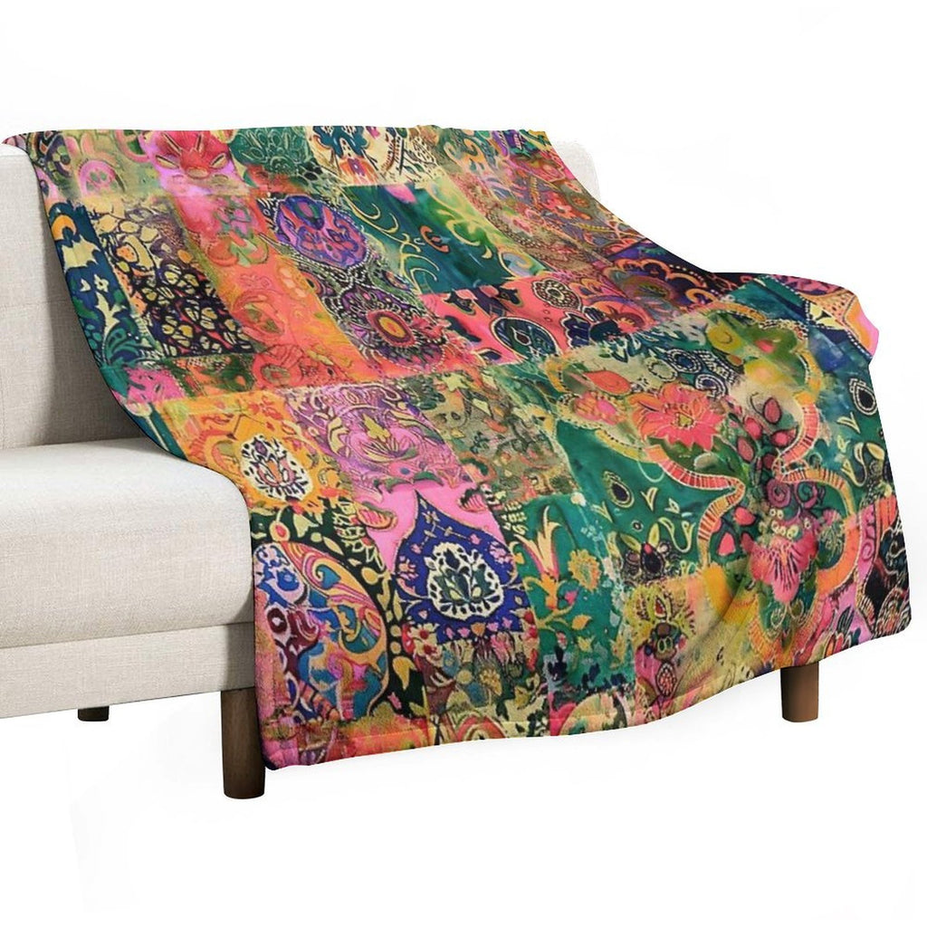 Bohemian Spring Lightweight Throw Blanket