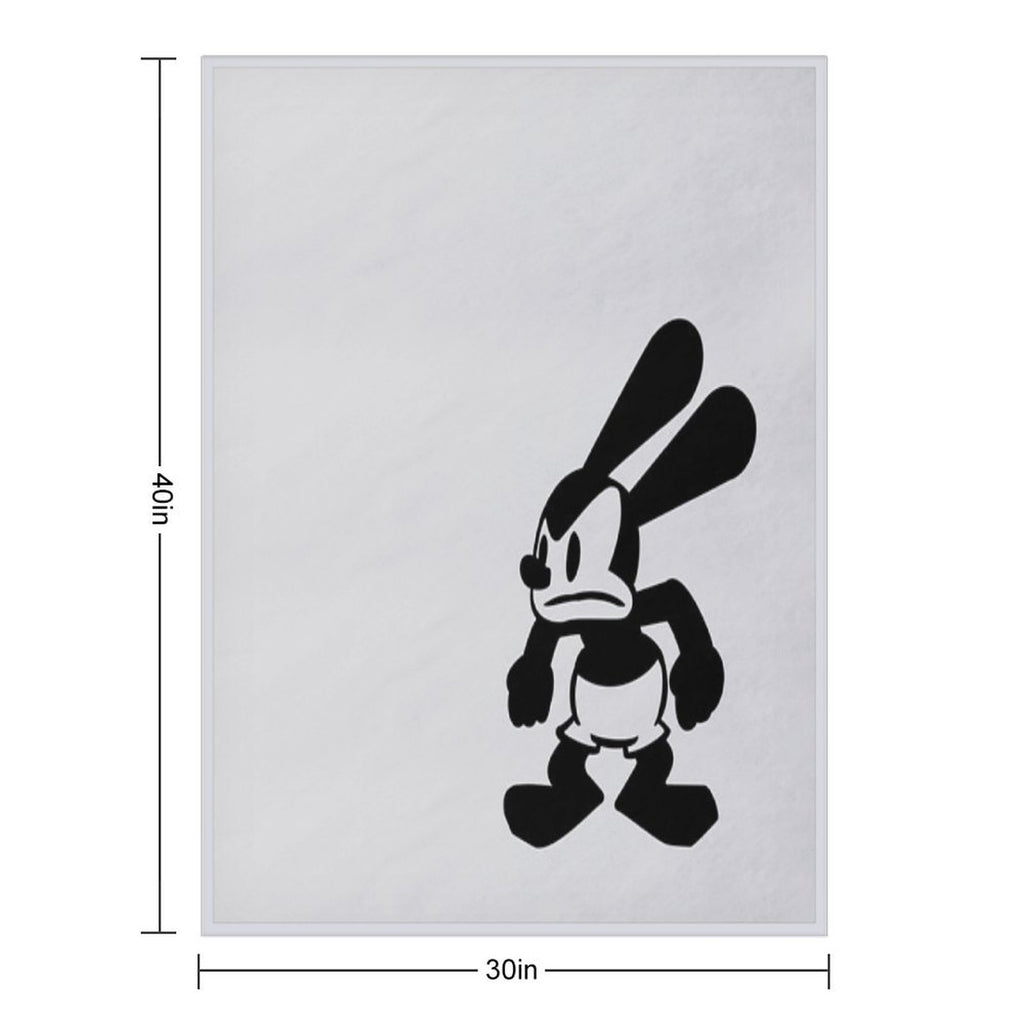 Angry Oswald Durable Throw Blanket