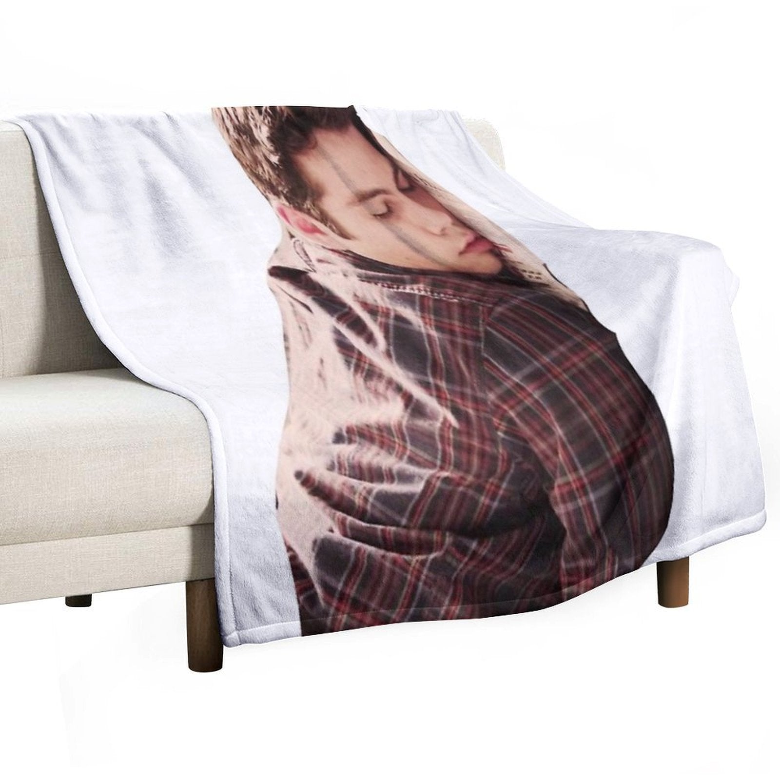 Cute Dylan O’Brien Napping Shrink-resistant Throw Blanket