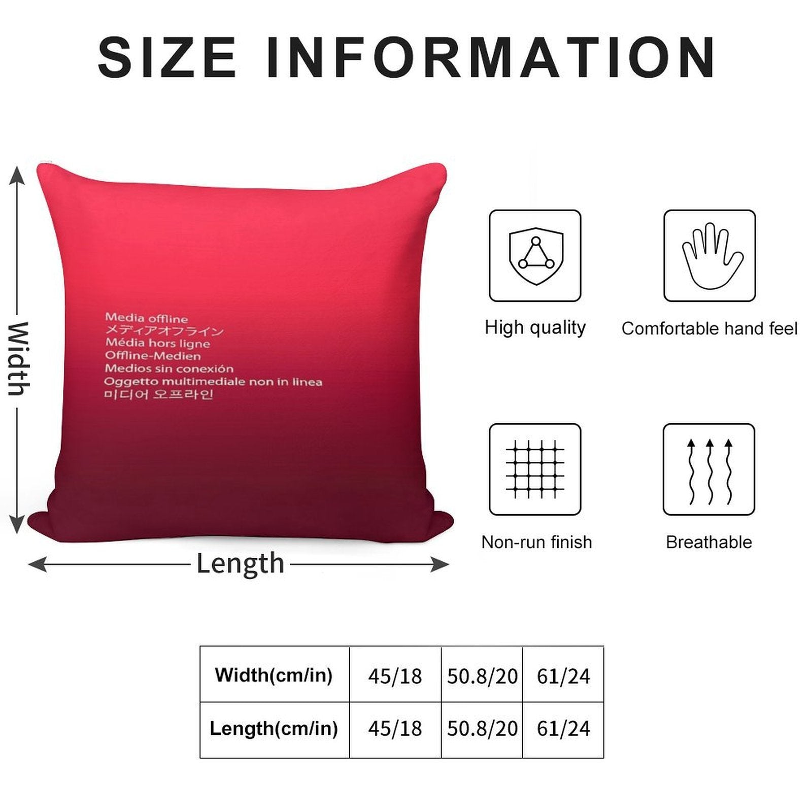 Media Offline Adobe Premiere Pro Soft Shrink-Resistant Throw Pillow