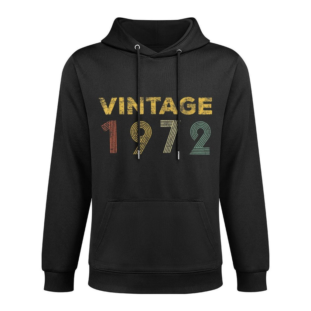 50 Year Old Gifts Vintage 1972 Limited Edition 50th Birthday Shape Retention Hoodie