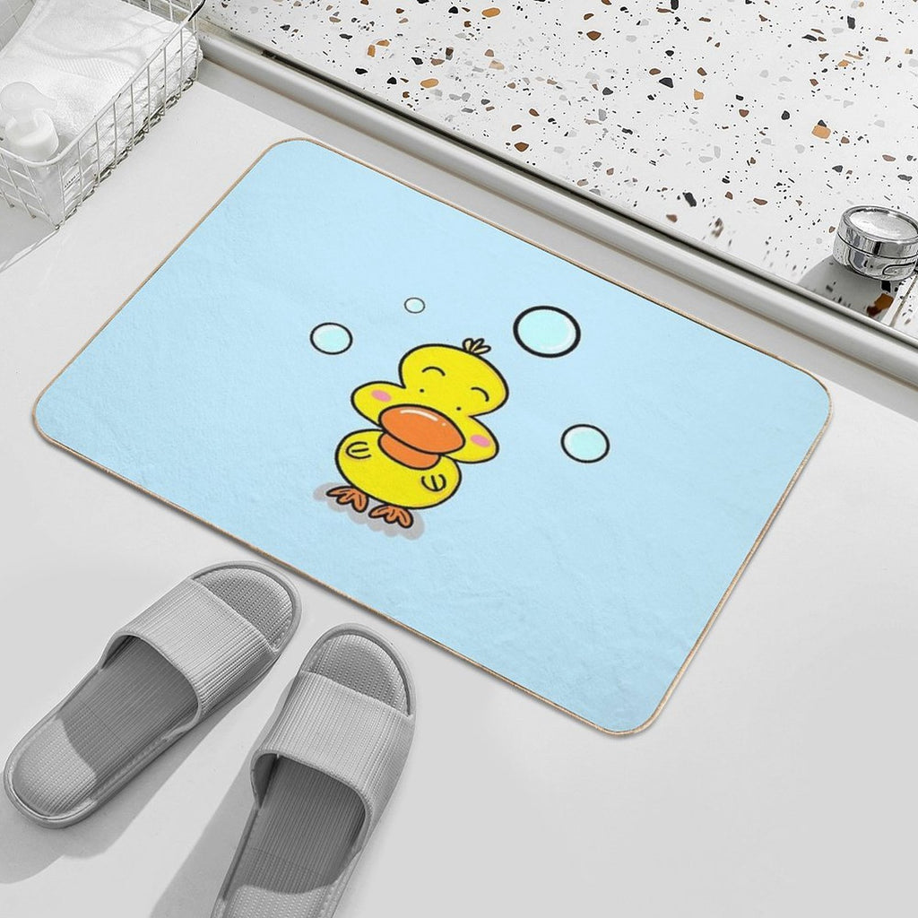 Bathroom Ducky Doodle  Toxin-Free Bath Mat