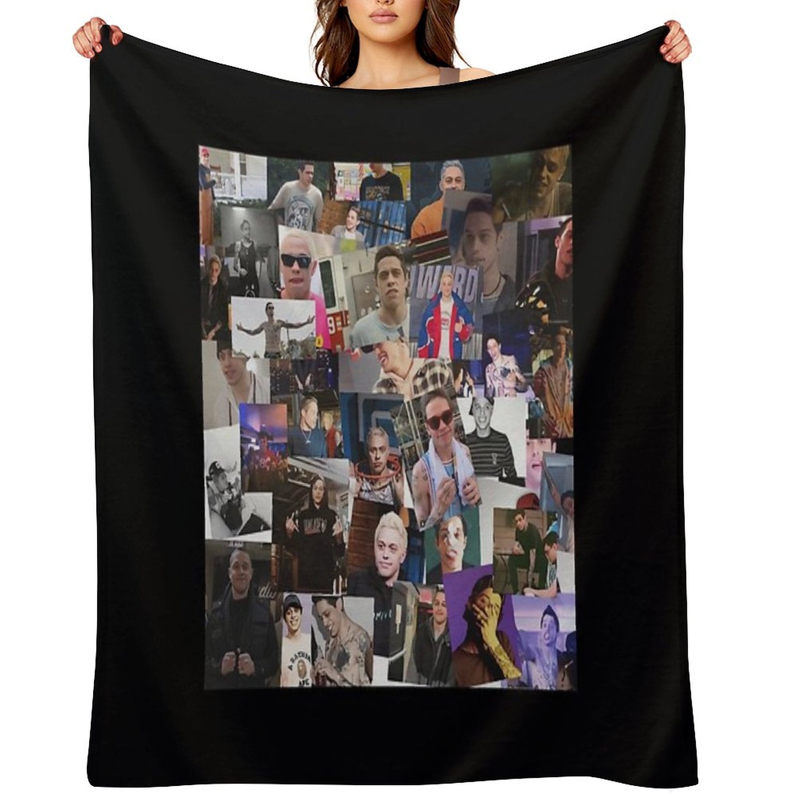Pete Collage Travel-friendly Throw Blanket