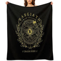 Basgiath War College Fourth Wing Dragon Rider Fantasy Book Lover Gifts Multi-functional Throw Blanket